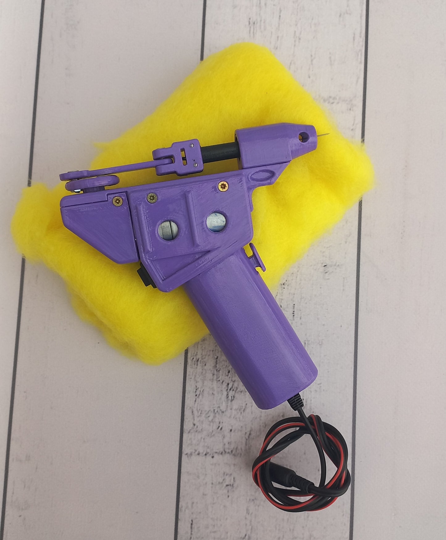 Electric Felting machine with 1 , 2 , 3 needles ( Can be order any color ) automatic felt machine for dry felting of wool ( M&V )