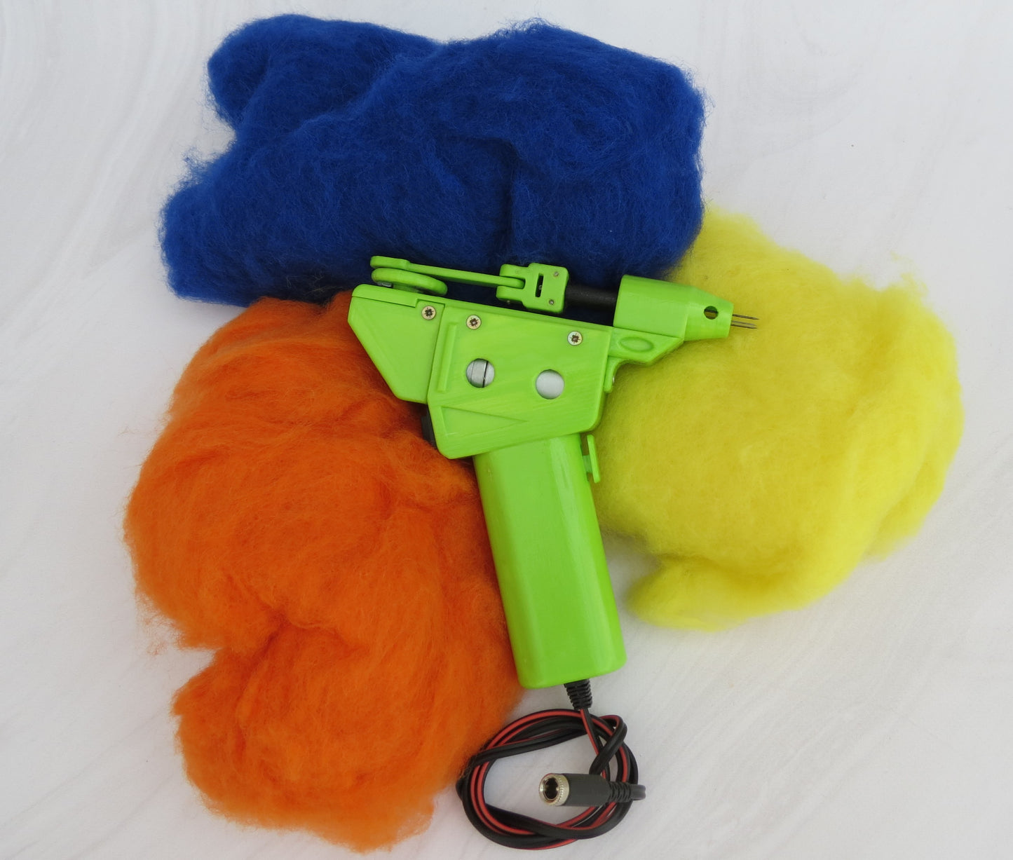Electric Felting machine with 1 , 2 , 3 needles ( Can be order any color ) automatic felt machine for dry felting of wool ( M&V )