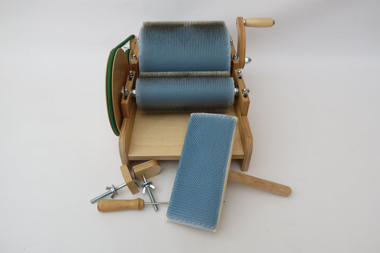 Wooden Drum Carder for wool - 72 TPI ( M&V )