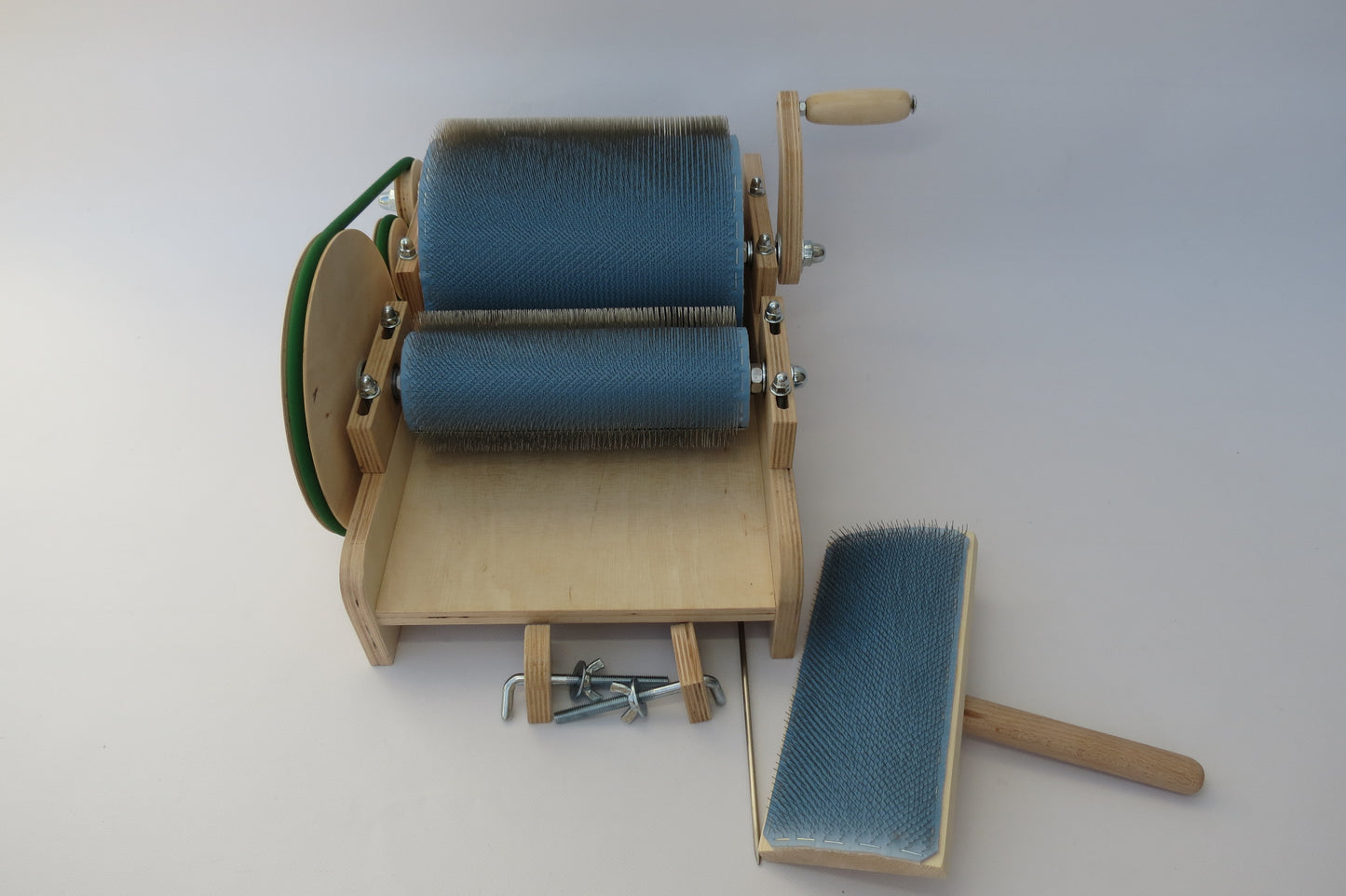 Wooden Drum Carder for wool - 96 TPI ( M&V )