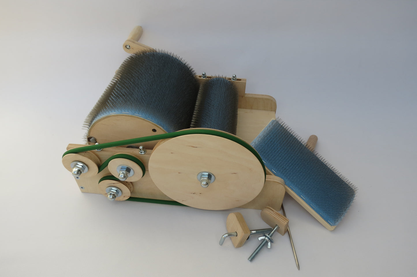 Wooden Drum Carder for wool - 96 TPI ( M&V )