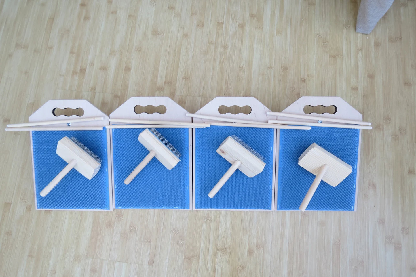 Wooden Carder Fiber Combing Cardings Blending Board - 72 TPI ( M&V )
