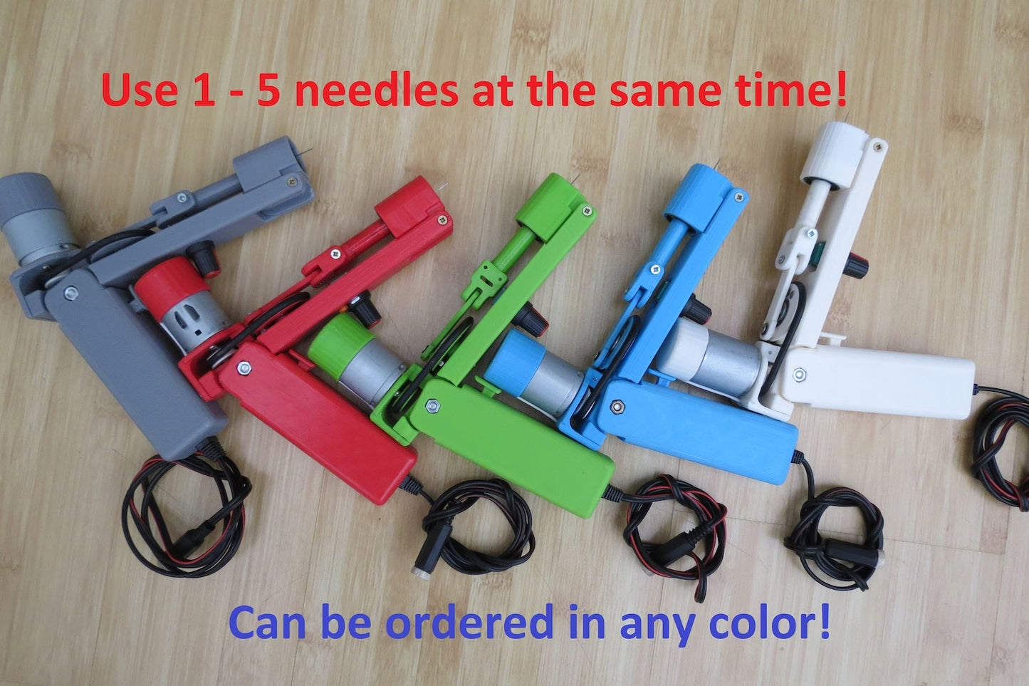 Electric Felting machine with 1 - 5 needles speed control + GIFT ( M&V )
