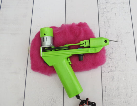 Light Green Electric Felting machine with 1 - 5 needles speed control ( M&V )