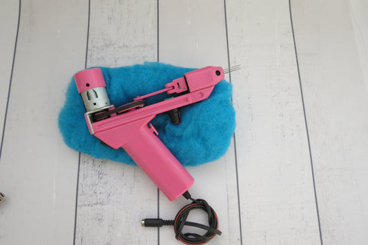 Pink Electric Felting machine with 1 - 5 needles speed control ( M&V )