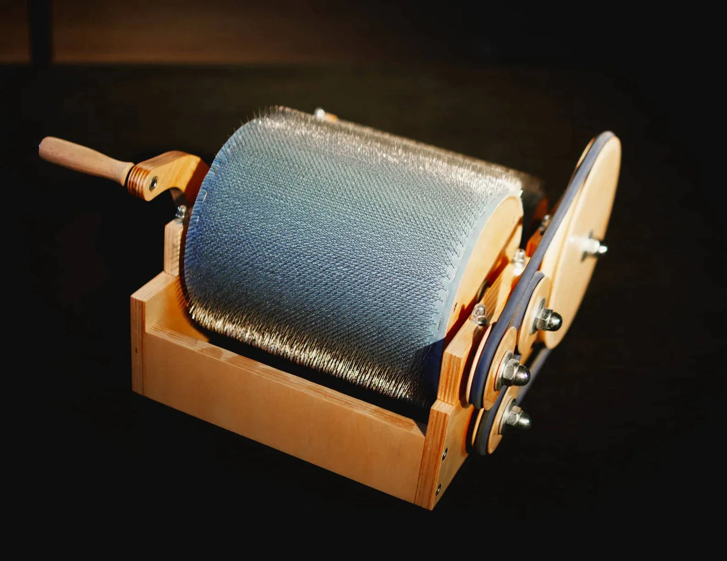 Wooden Drum Carder for wool - 96 TPI ( M&V )